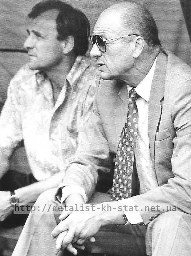 1993 год. Металлист Харьков. Главный тренер - Е.Ф.Лемешко и его помощник - А.Довбий