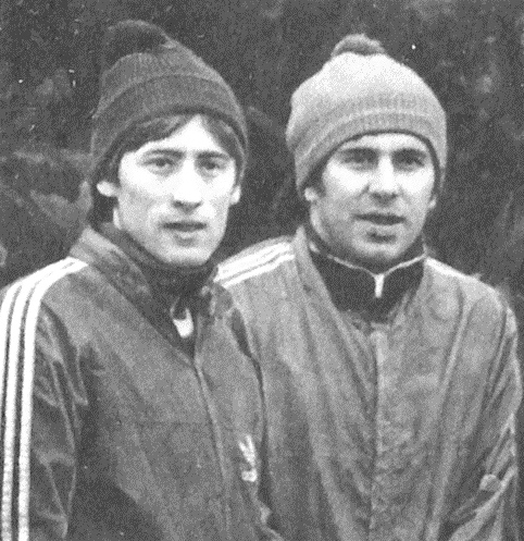 1984 год. Два Харьковчанина - Юрий Сивуха (Металлист Харьков) и Сергей Балтача (Динамо Киев)